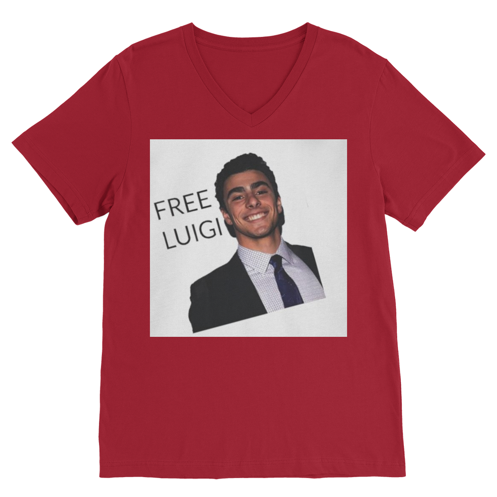 FREE LUIGI TSHIRT Premium V-Neck T-Shirt