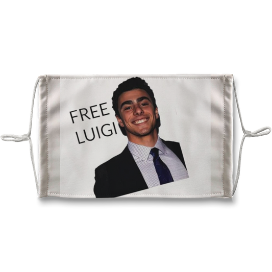 FREE LUIGI TSHIRT Sublimation Face Mask