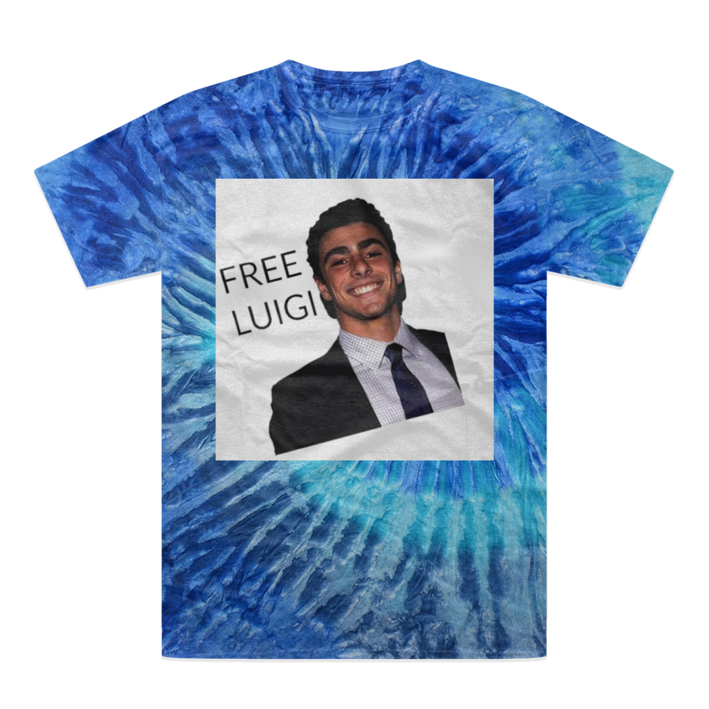 FREE LUIGI TSHIRT Tie-Dye T-Shirt