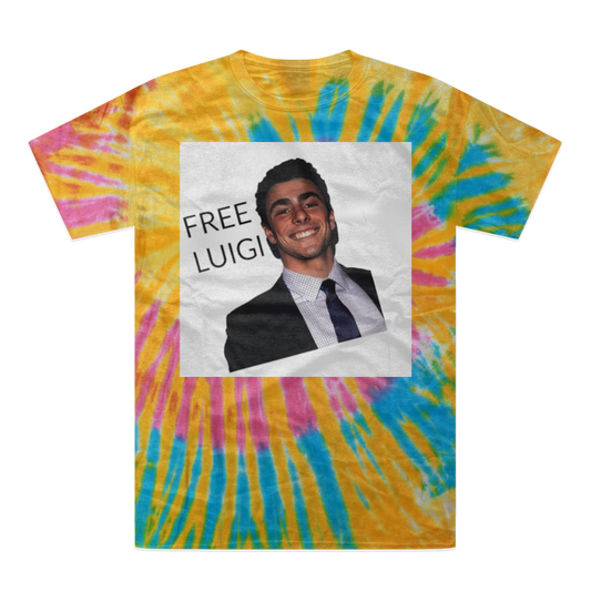 FREE LUIGI TSHIRT Tie-Dye T-Shirt