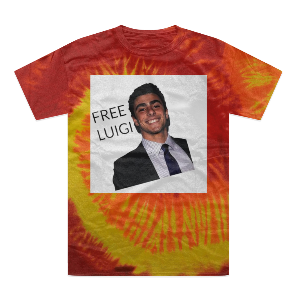 FREE LUIGI TSHIRT Tie-Dye T-Shirt