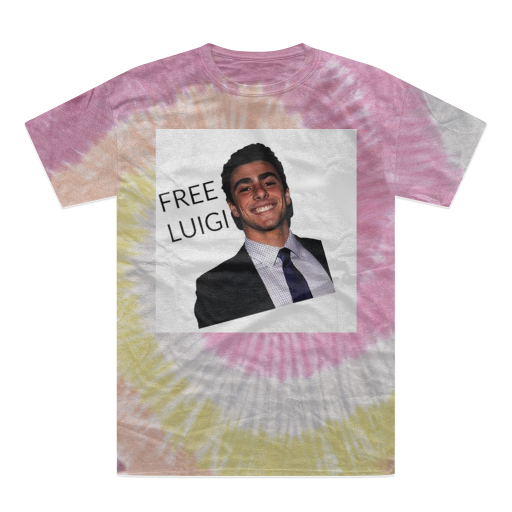 FREE LUIGI TSHIRT Tie-Dye T-Shirt