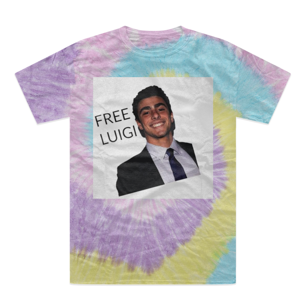 FREE LUIGI TSHIRT Tie-Dye T-Shirt