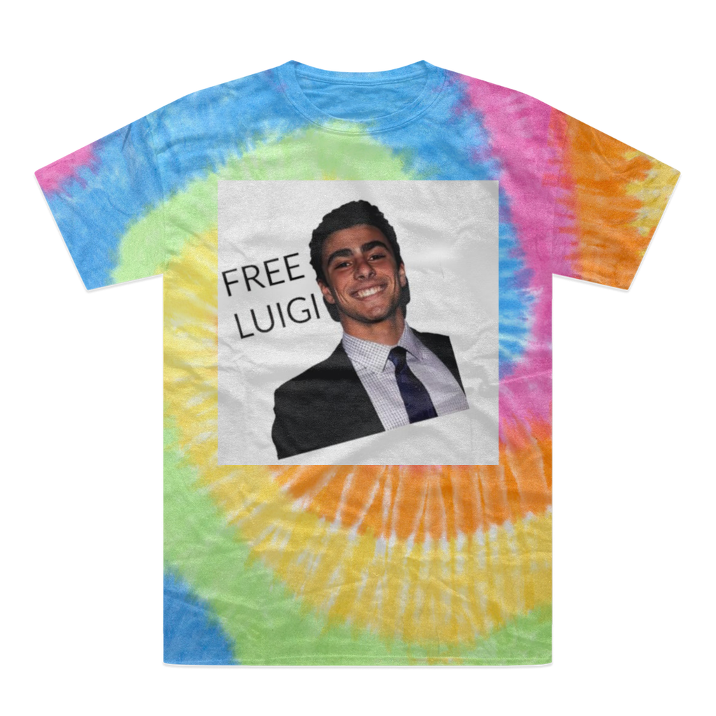 FREE LUIGI TSHIRT Tie-Dye T-Shirt