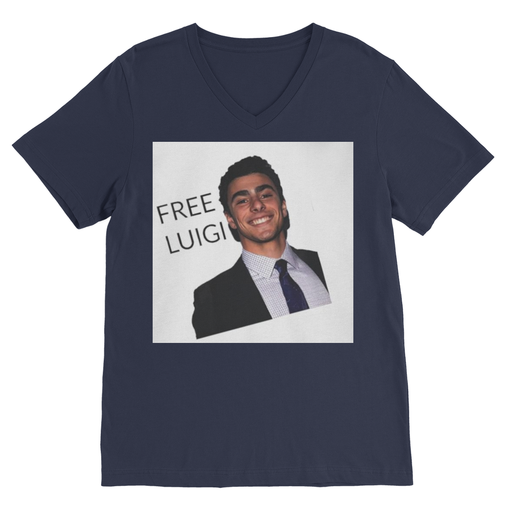 FREE LUIGI TSHIRT Premium V-Neck T-Shirt