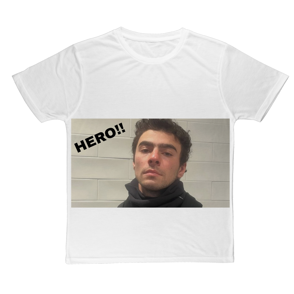 HERO LUIGI MANGIONE Free Luigi Mangione  he's innocent  T-Shirt