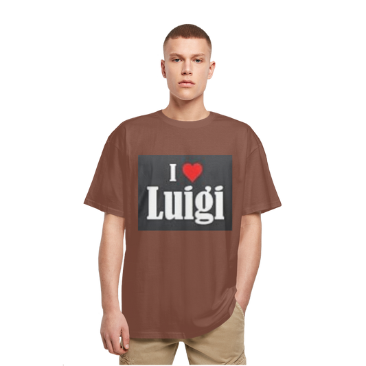 I LOVE LUIGI  Heavy Oversized T-Shirt