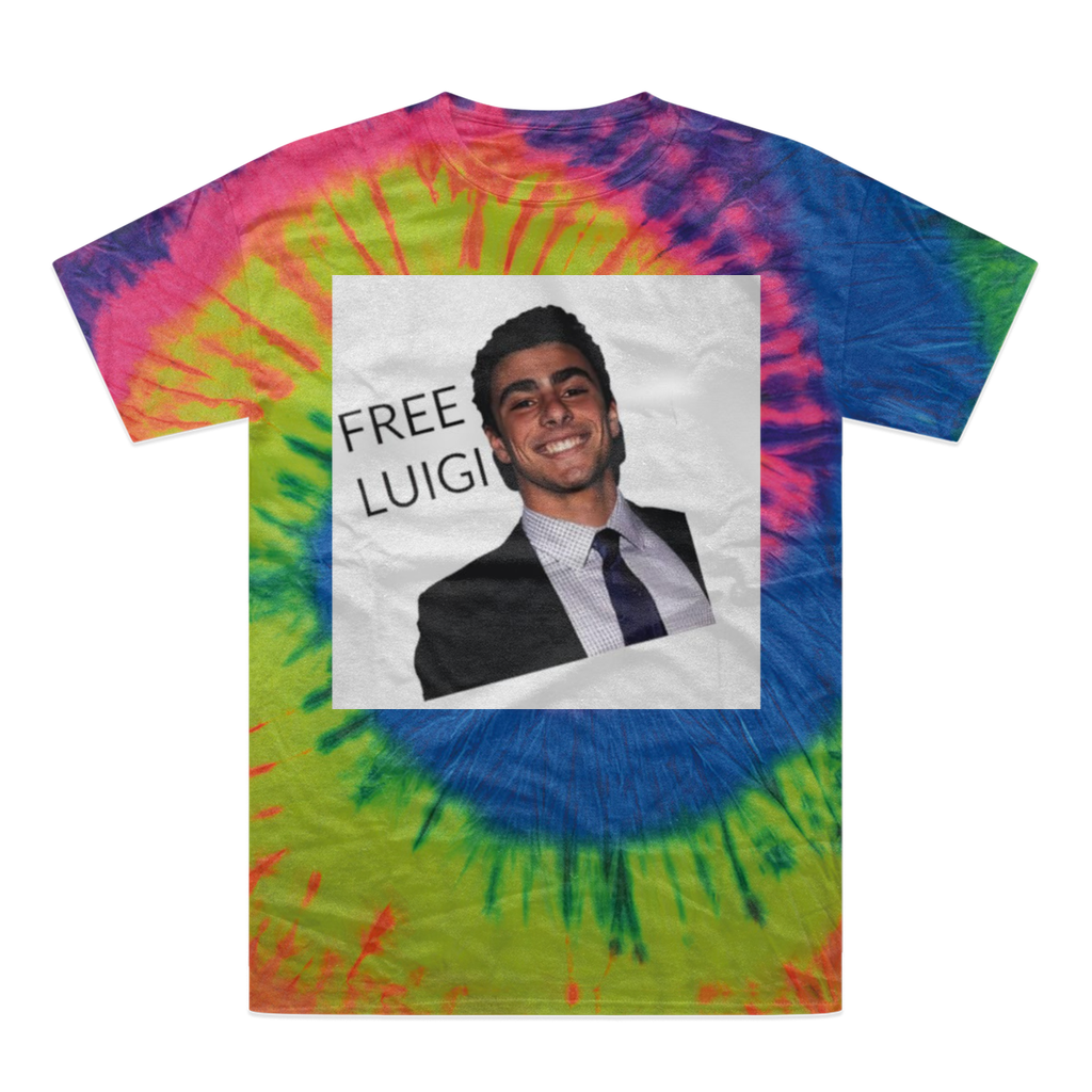 FREE LUIGI TSHIRT Tie-Dye T-Shirt