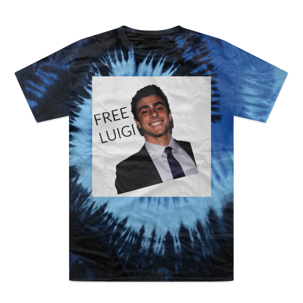 FREE LUIGI TSHIRT Tie-Dye T-Shirt