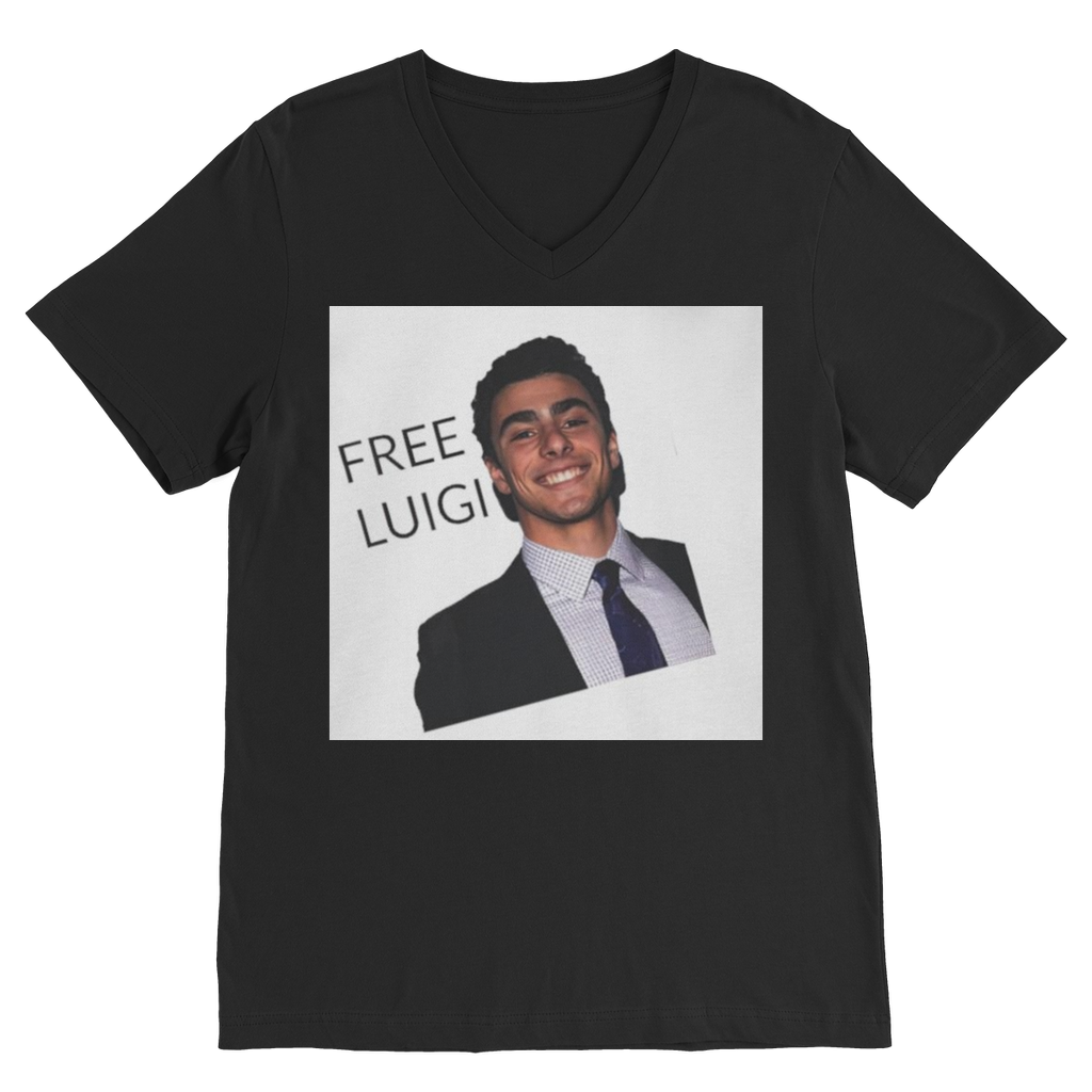 FREE LUIGI TSHIRT Premium V-Neck T-Shirt