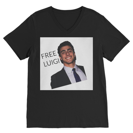 FREE LUIGI TSHIRT Premium V-Neck T-Shirt