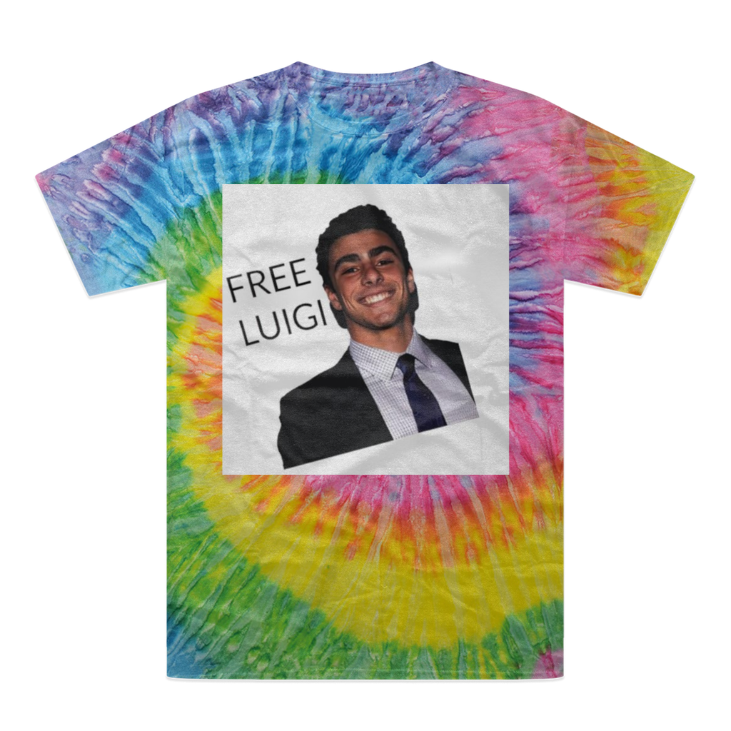 FREE LUIGI TSHIRT Tie-Dye T-Shirt