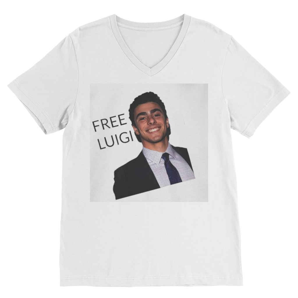 FREE LUIGI TSHIRT Premium V-Neck T-Shirt